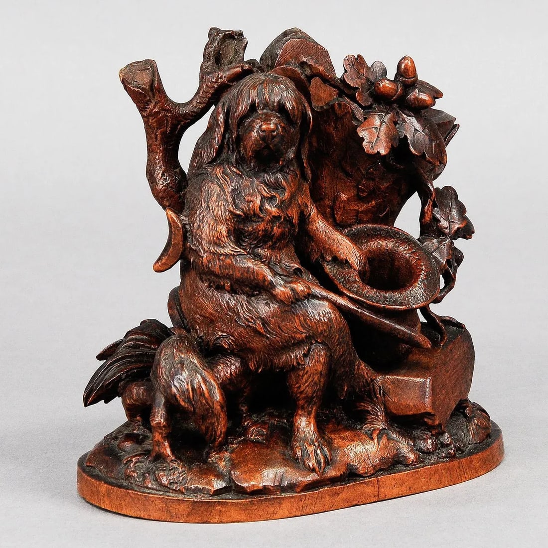 Black Forest Carved Disabled Dog - Brienz Ca. 1900 - 6