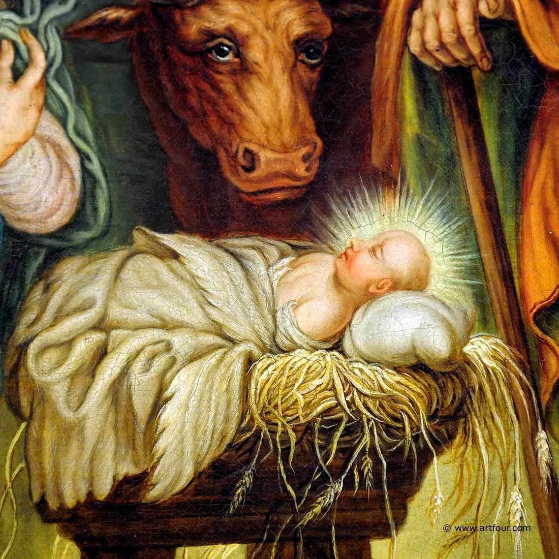Unknown - Mary and Joseph in the Barn of Bethlehem - 4
