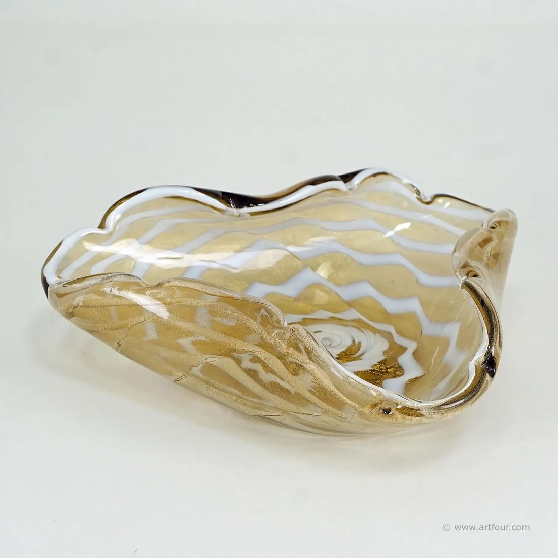 Ercole Barovier - Barovier & Toso Attr. Zebrato Bowl Ca. 1960ties - 2