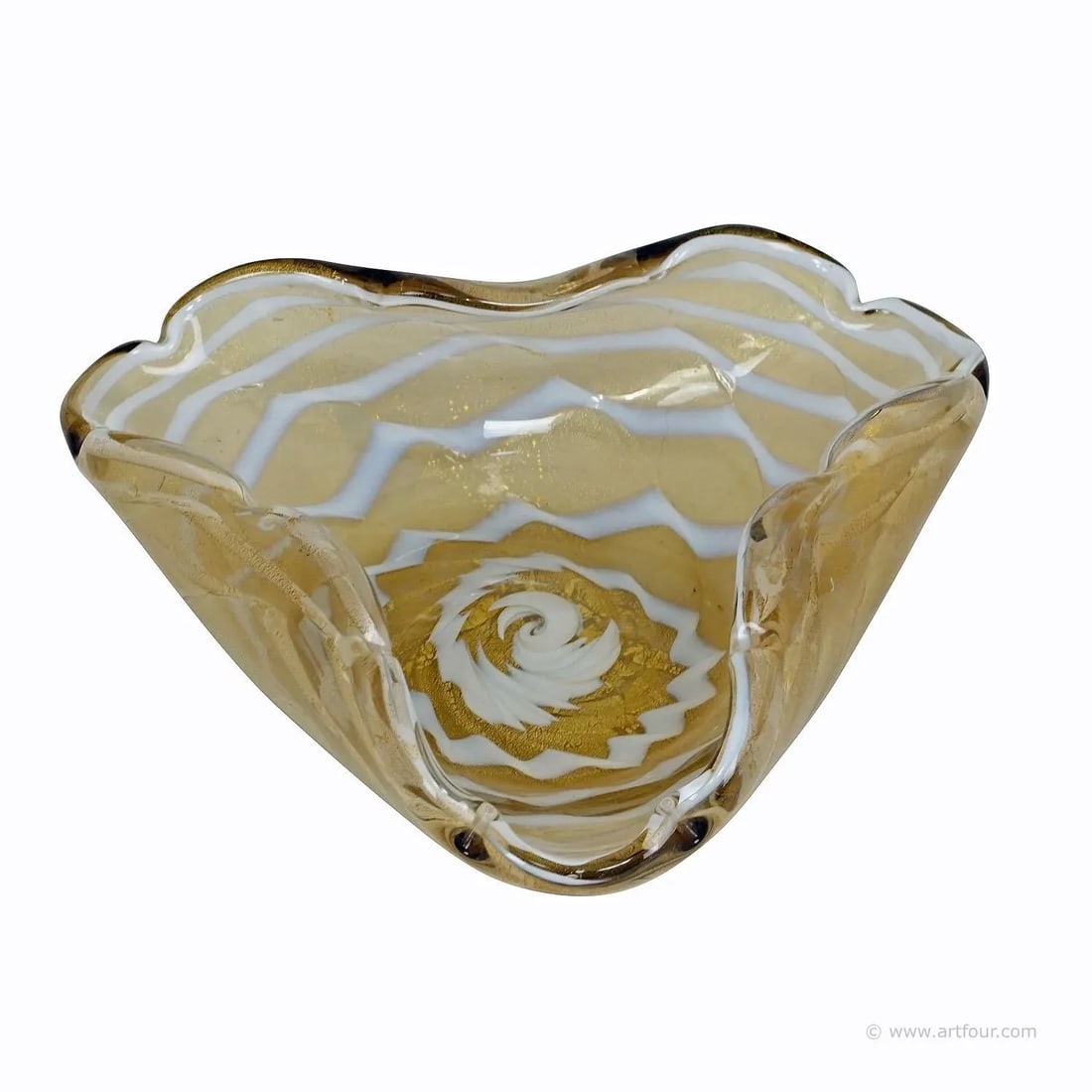 Ercole Barovier - Barovier & Toso Attr. Zebrato Bowl Ca. 1960ties - 5
