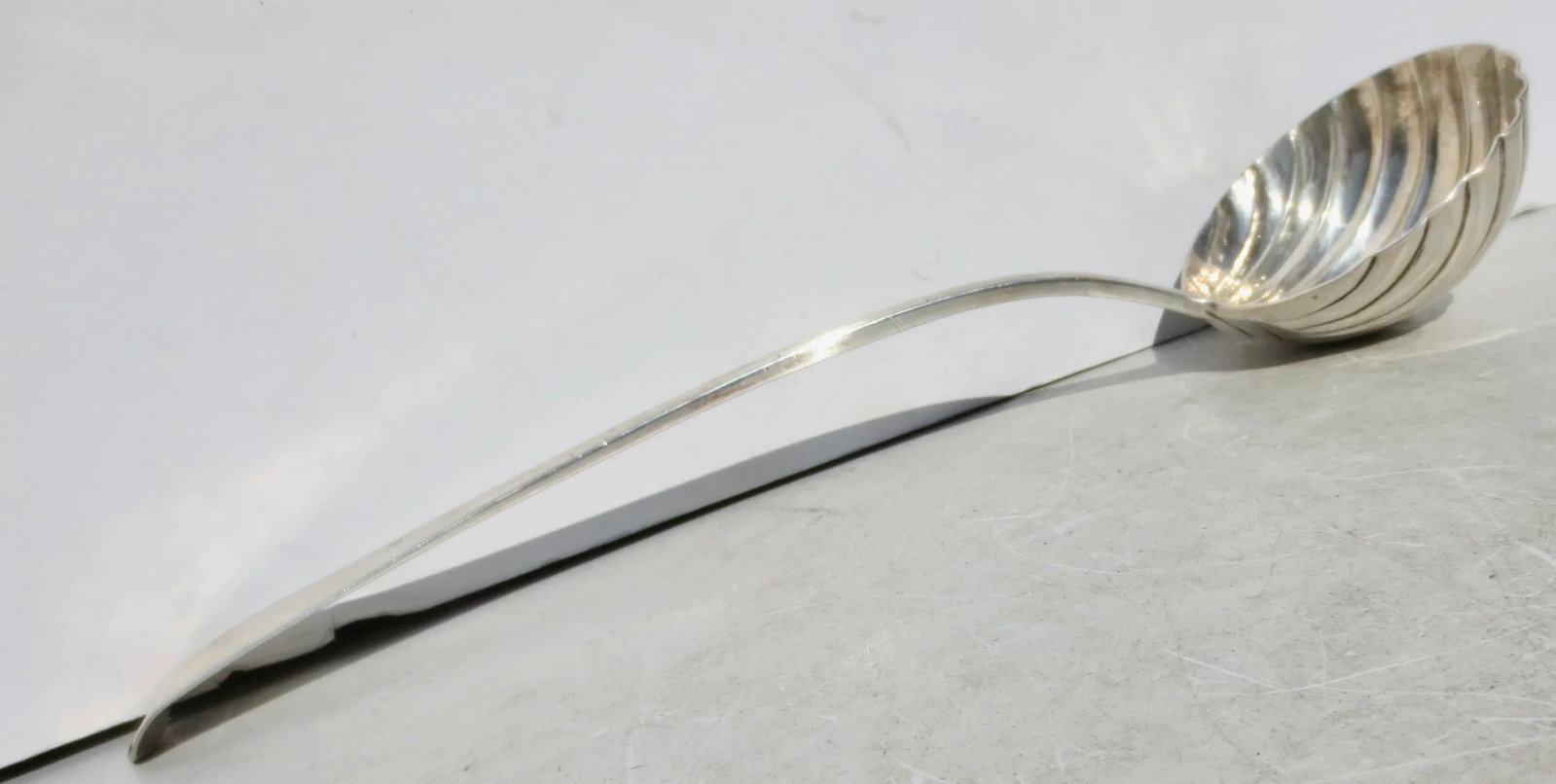 George III Large Paddle Sterling Silver Circa 1816 - 4