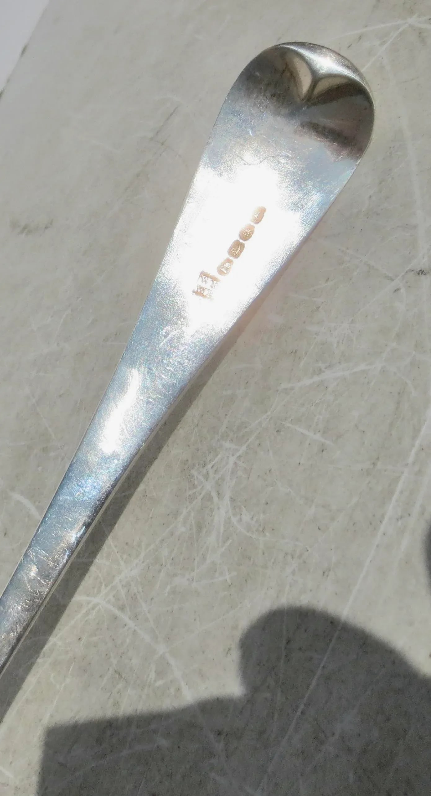 George III Large Paddle Sterling Silver Circa 1816 - 5