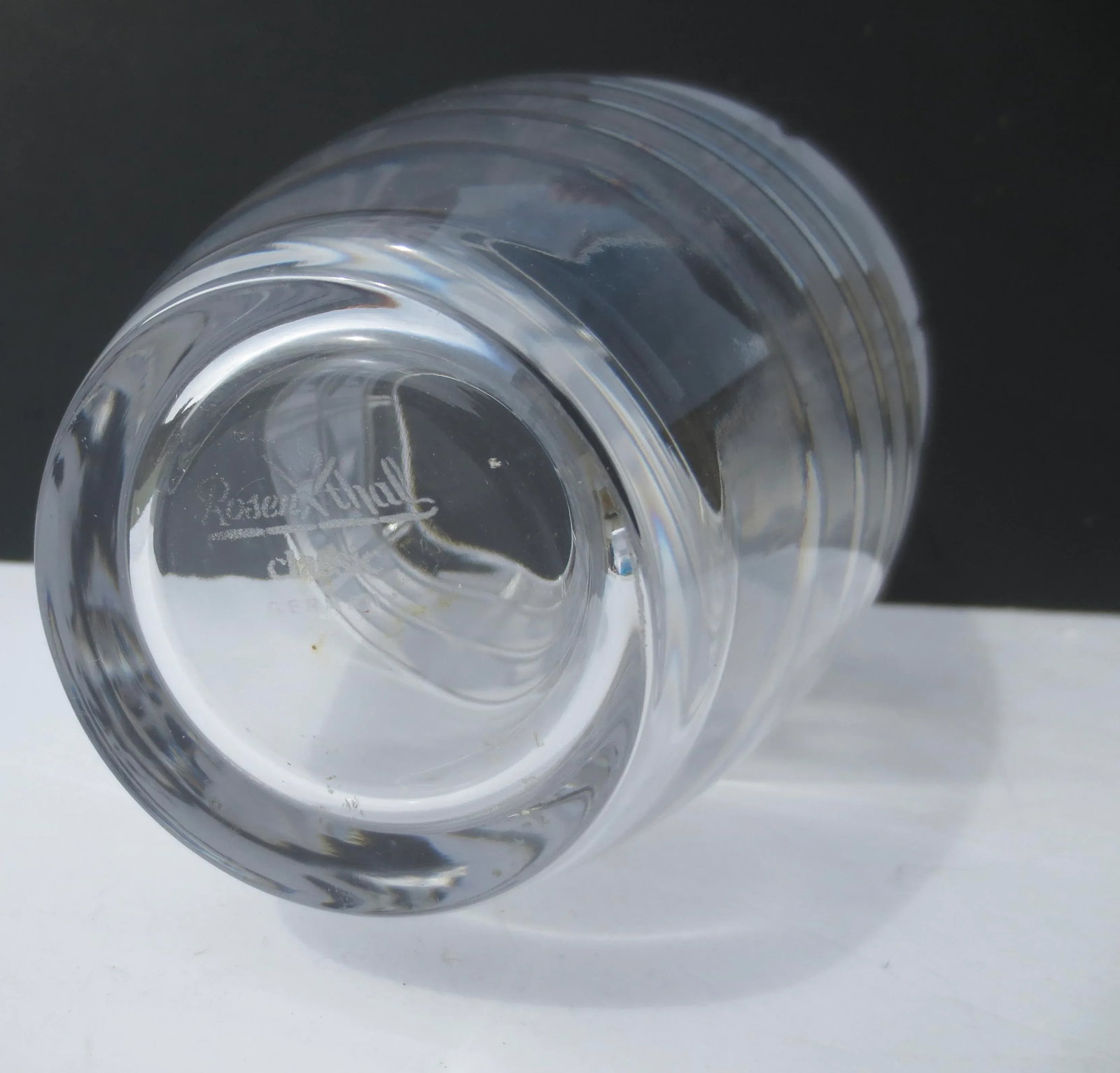Rosenthal Crystal Facted Vase - 4