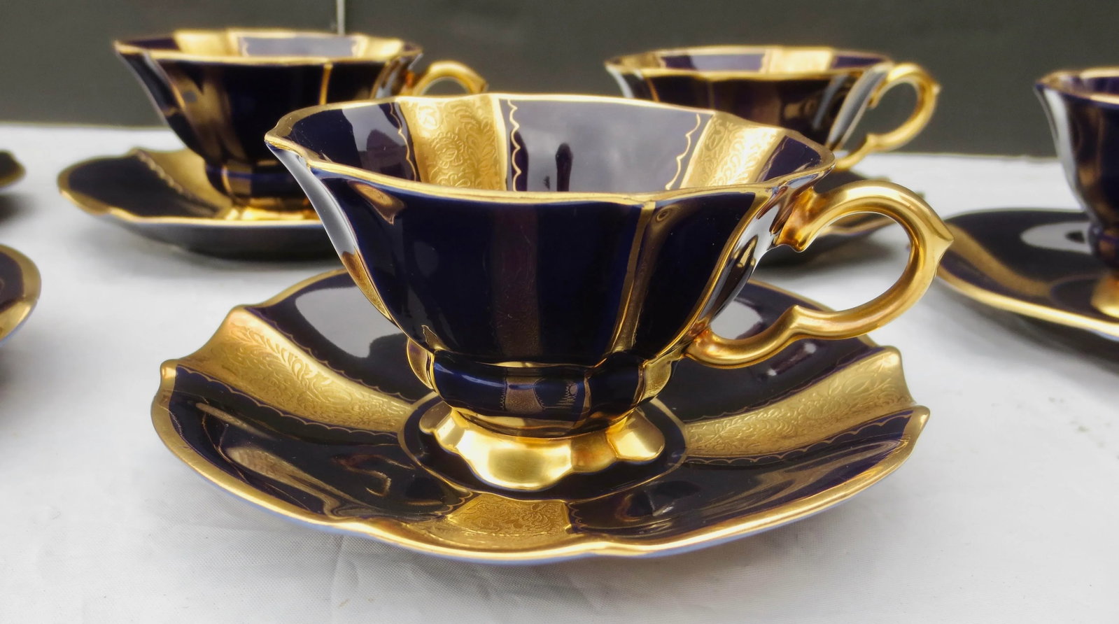 Vintage Lindner Kueps Bavaria Demitasse - a Set of 6 - 2