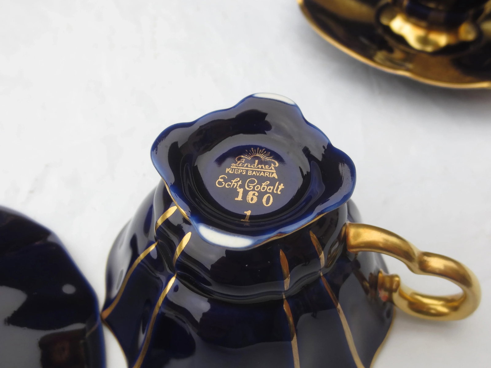 Vintage Lindner Kueps Bavaria Demitasse - a Set of 6 - 3
