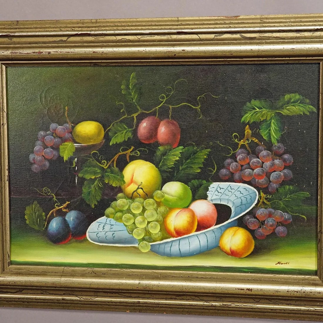 Still Life With Fruits, Oil Painting on Canvas, Germany 1950s - 3