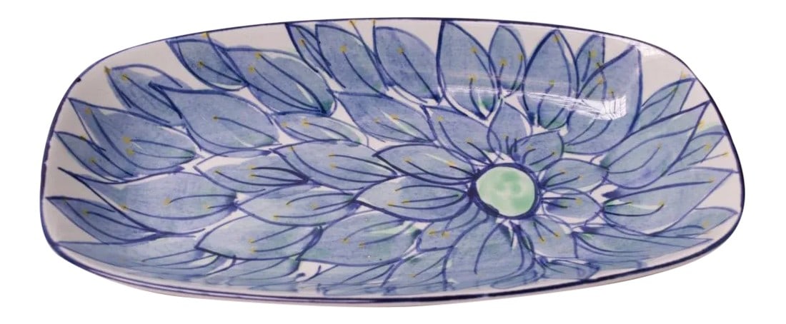 Beth Breyen for Royal Copenhagen Fajance Porcelain "Floral" Dish (1 of 9)