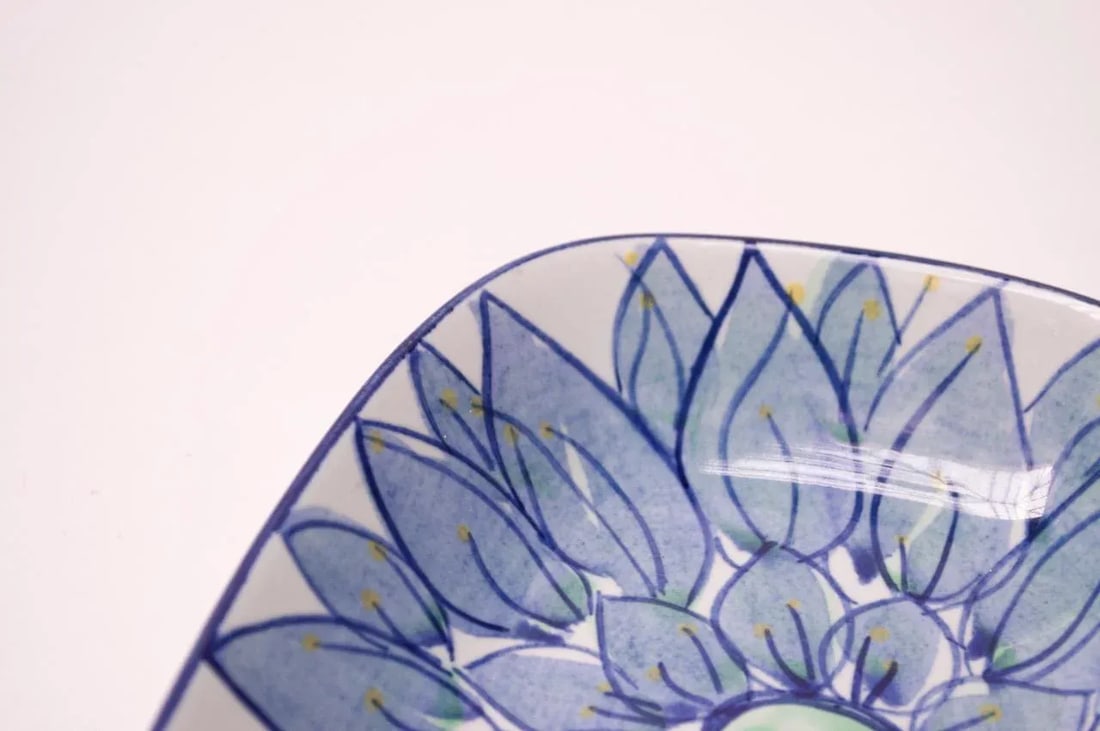 Beth Breyen for Royal Copenhagen Fajance Porcelain "Floral" Dish - 7
