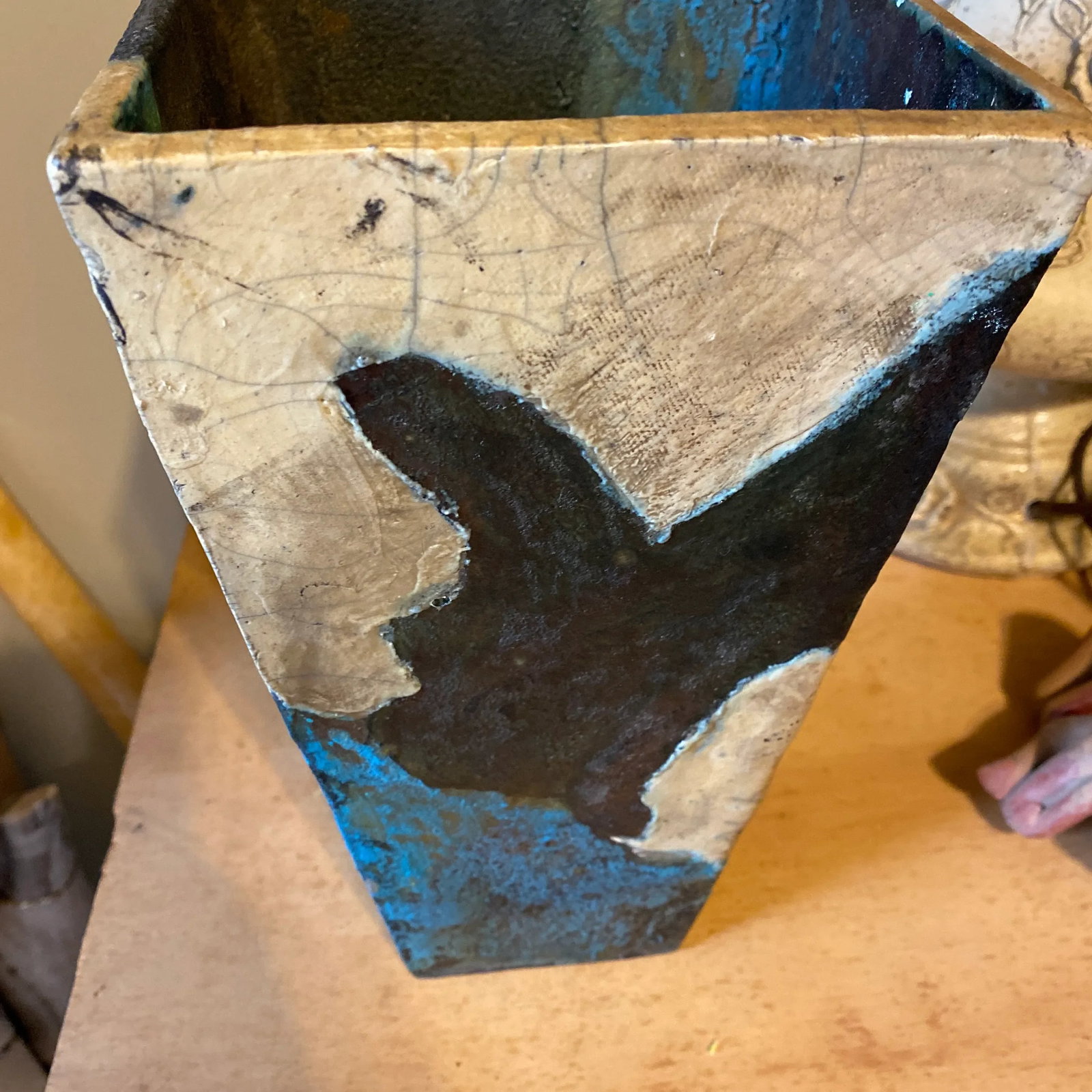 Vintage Pottery Vase or Planter - 4
