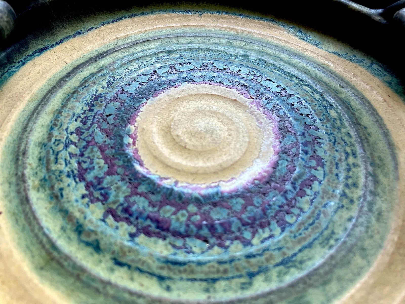 Handmade Greek Studio Ceramic Art Tray by Christos Tsimbourlas - 3