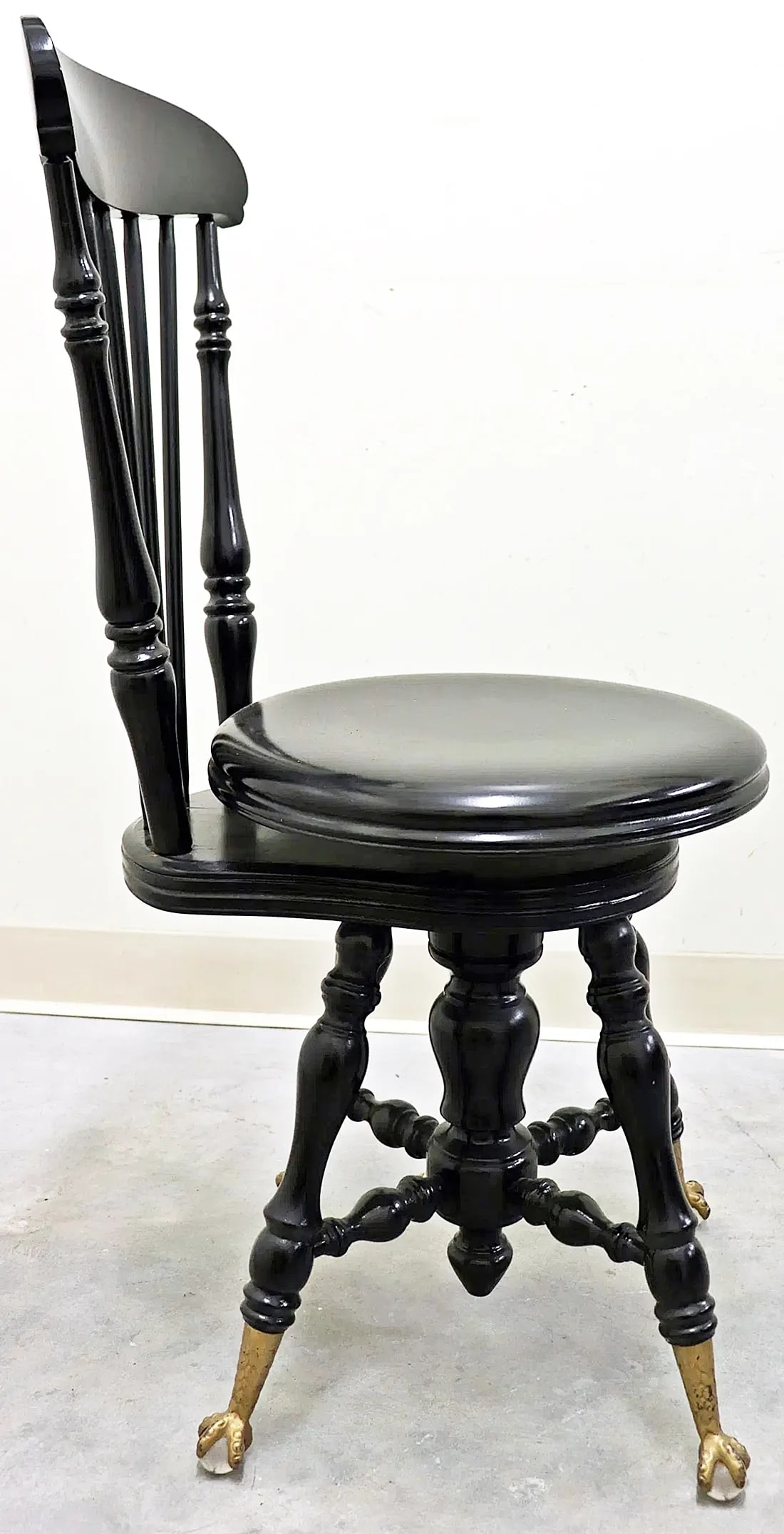 Vintage Piano Stool Chair - 2