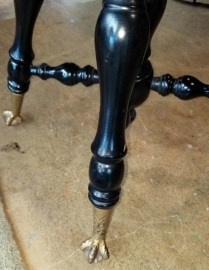 Vintage Piano Stool Chair - 6