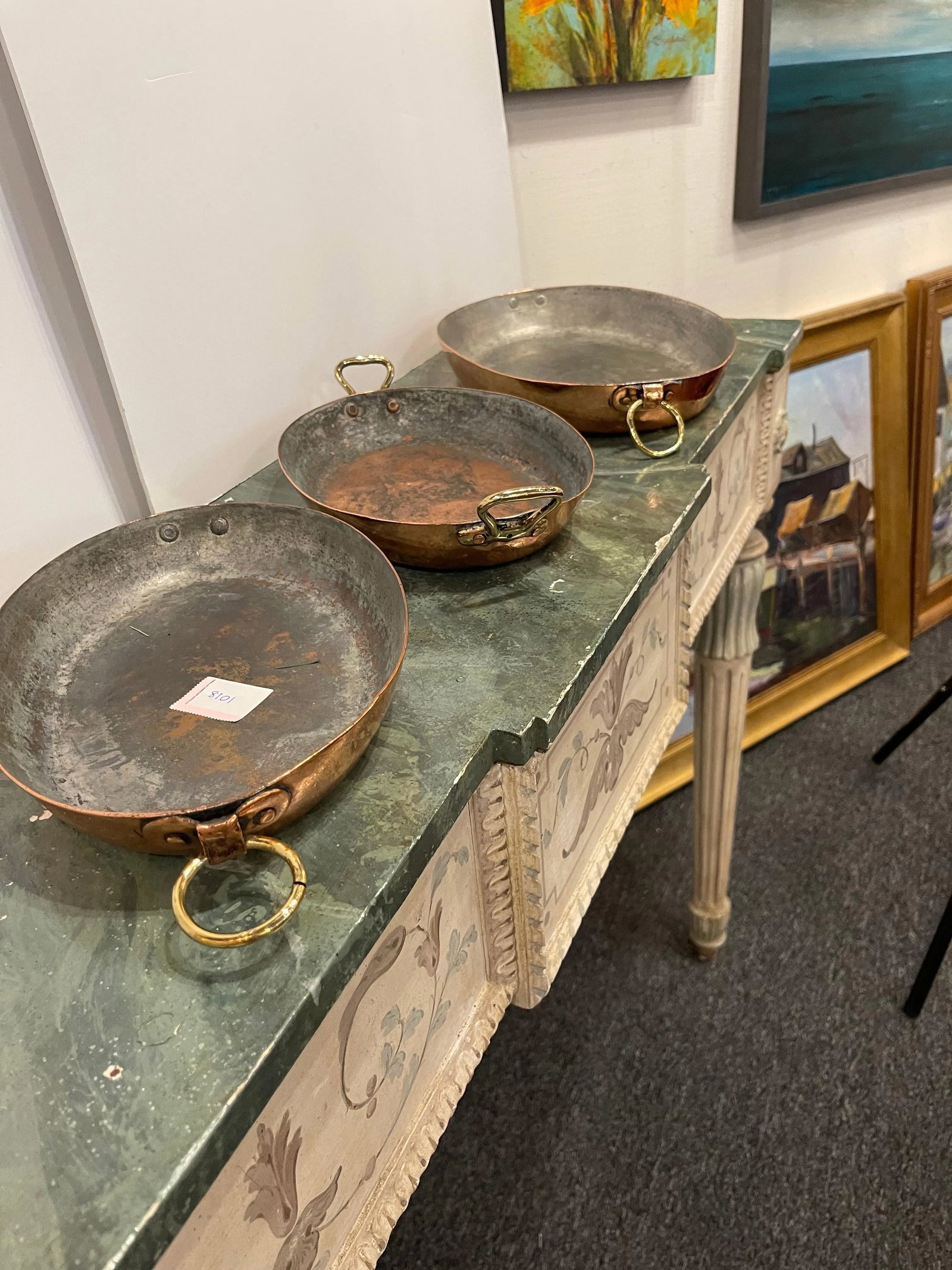 French Copper Sauce Pots in Different Sizes, 19th Century - Set of 3 - 2
