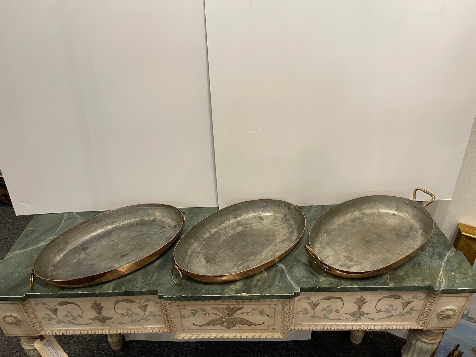 French Three Copper Sauce Pans in Different Sizes, 19th Century - Set of 3 - 3