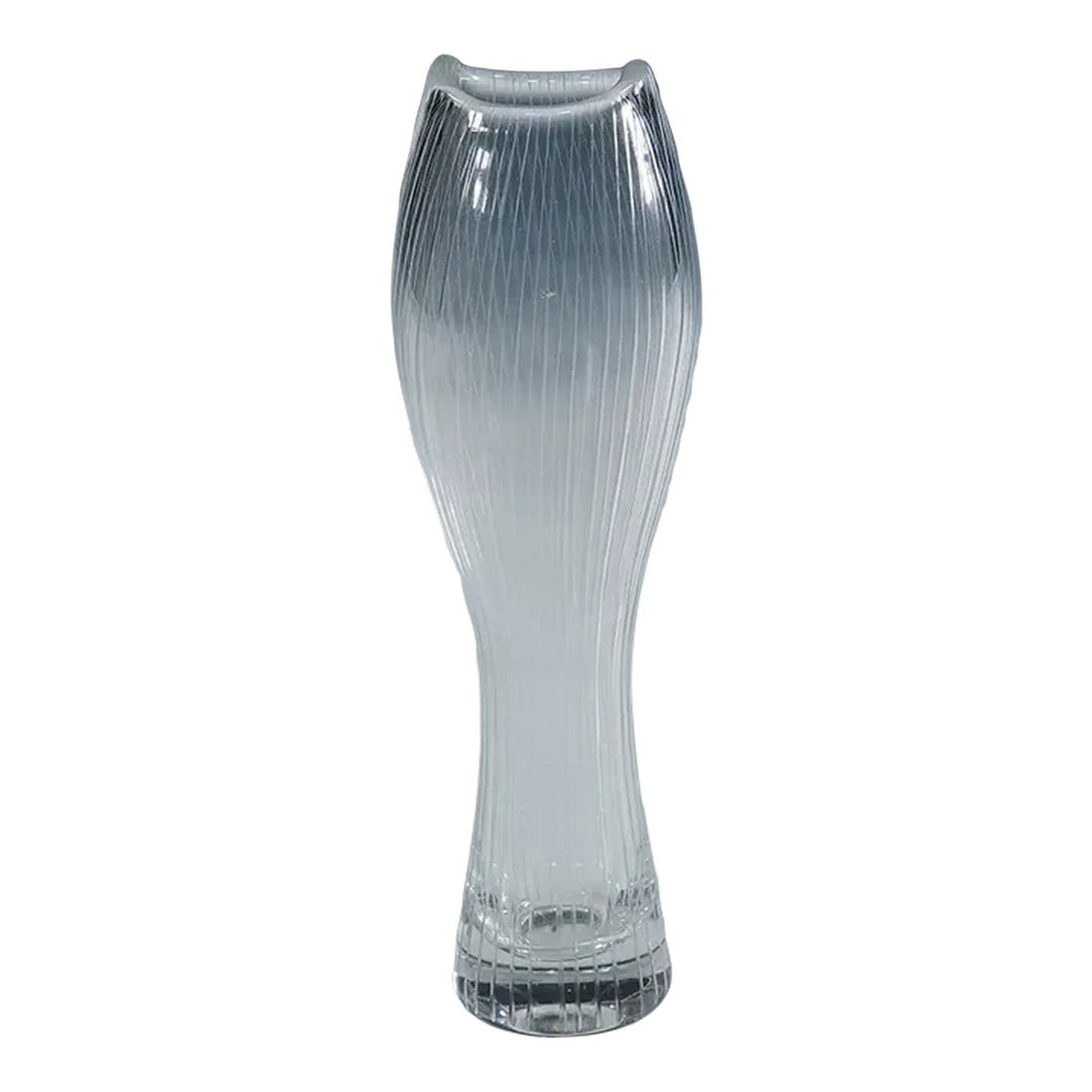 Vintage Art Glass Vase Varsanjalka by Tapio Wirkkala for Iittala 1956: Vintage Art Glass Vase Varsanjalka by Tapio Wirkkala for Iittala 1956 A vintage art glass vase designed by Tapio Wirkkala for Iittala Glassworks in 1951, produced in 1956. Name of the model is 'Varsan