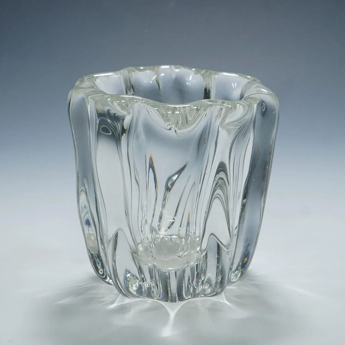 Large Stump of a Tree Art Glass Bowl by Tapio Wirkkala for Iittala 1951 - 3