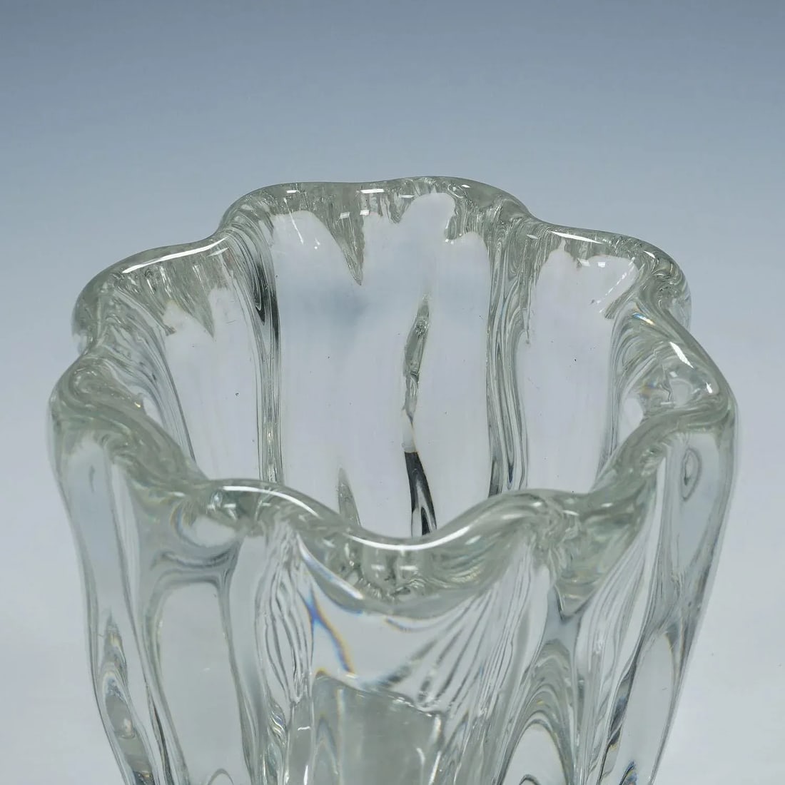 Large Stump of a Tree Art Glass Bowl by Tapio Wirkkala for Iittala 1951 - 5
