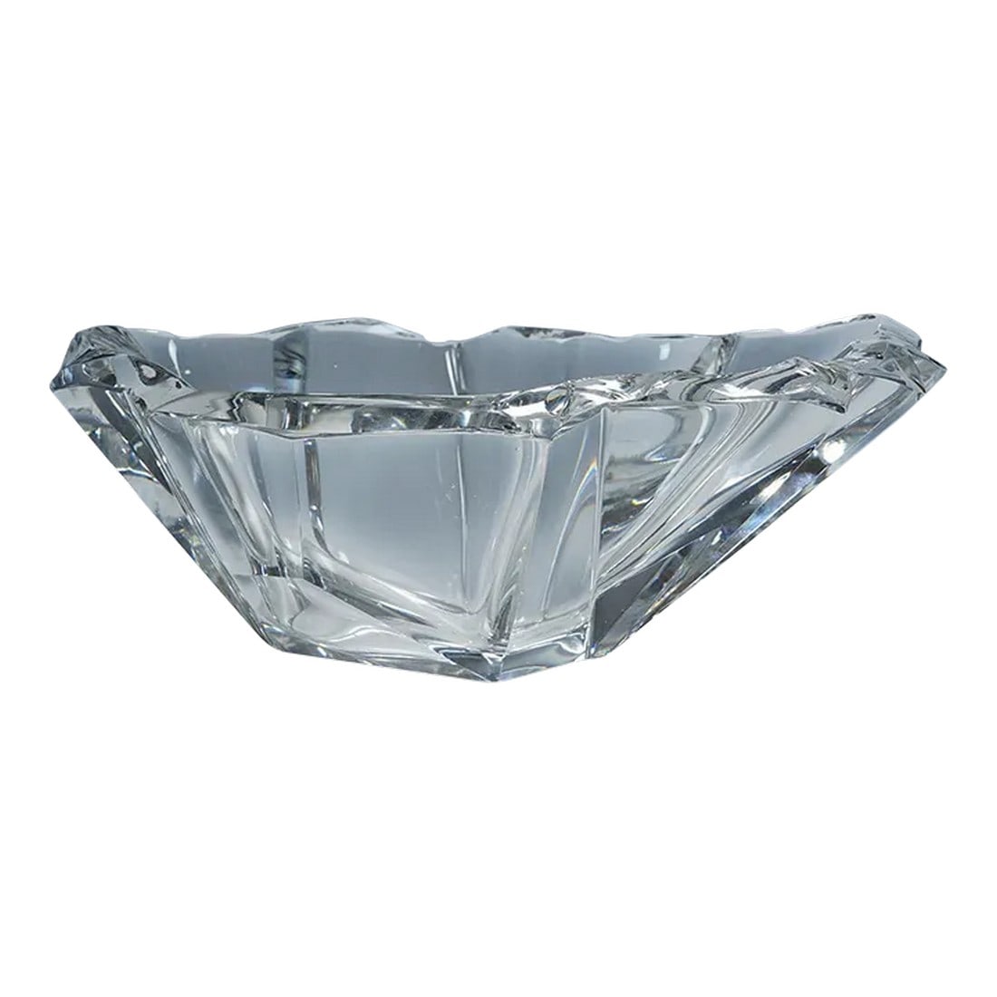 Iittala Iceblock Bowl by Tapio Wirkkala 1951: Iittala Iceblock Bowl by Tapio Wirkkala 1951 Rare art glass bowl "Jäänsärö" (ice block or iceberg), designed by Tapio Wirkkala for the Iittala glassworks in 1951. Mold-blown and ha