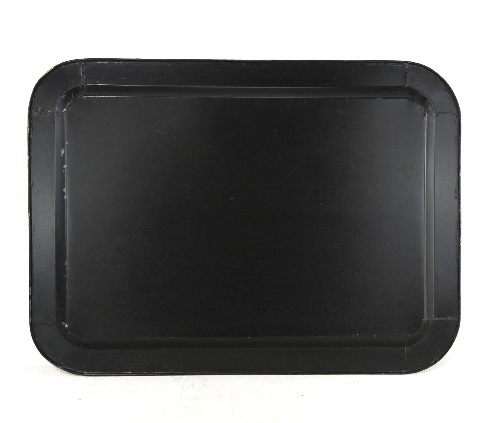 20th Century Hand-Painted English Countryside Art Decorative Metal Tray - 9