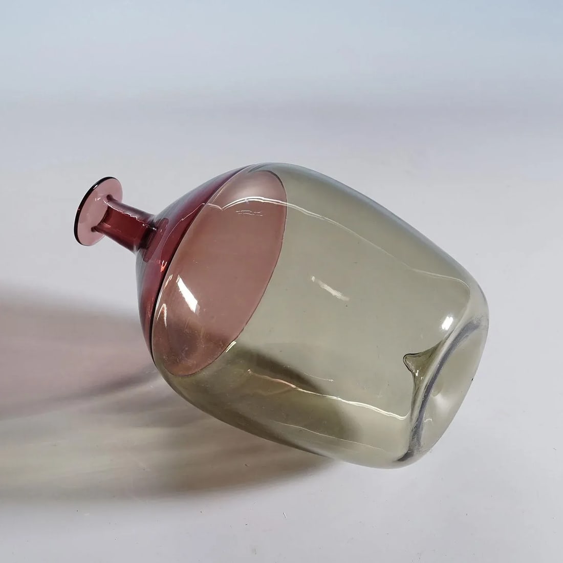 Art Glass Vase 'Bolle ' by Tapio Wirkkala for Venini, Murano 1966 - 7