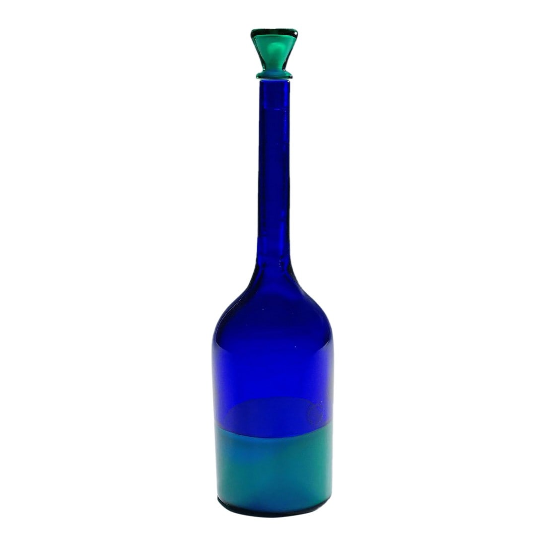 Rare Art Glass Bottle Morandiana by Gio Ponti for Venini Murano (1 of 9)