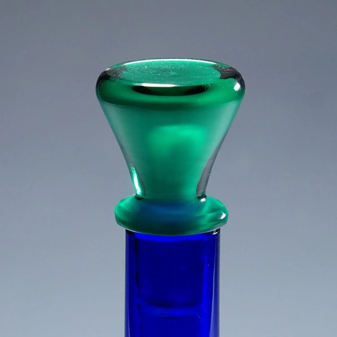 Rare Art Glass Bottle Morandiana by Gio Ponti for Venini Murano - 3