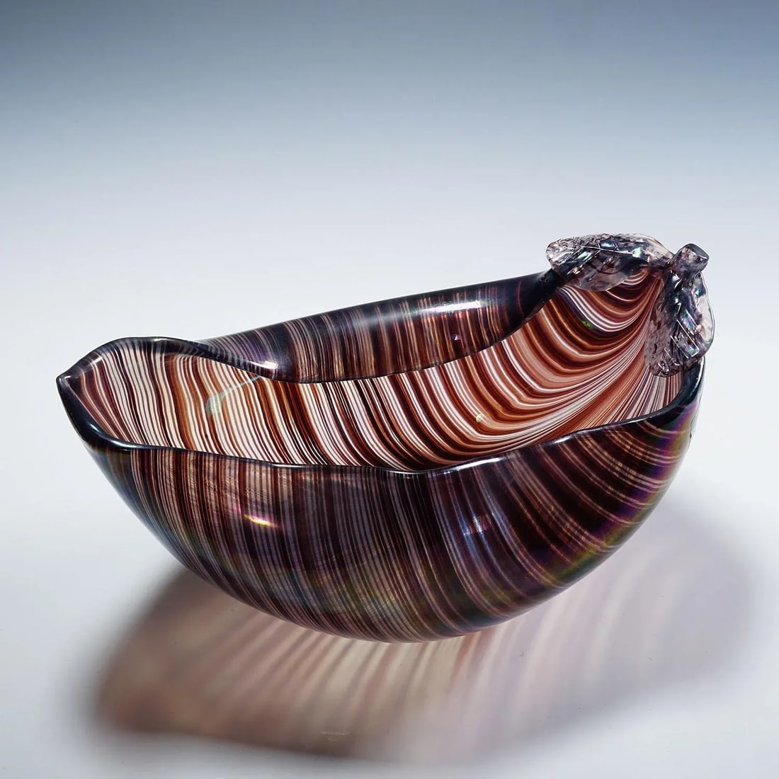 Large Tessuto Bowl by Tyra Lundgren for Venini, Murano - 7