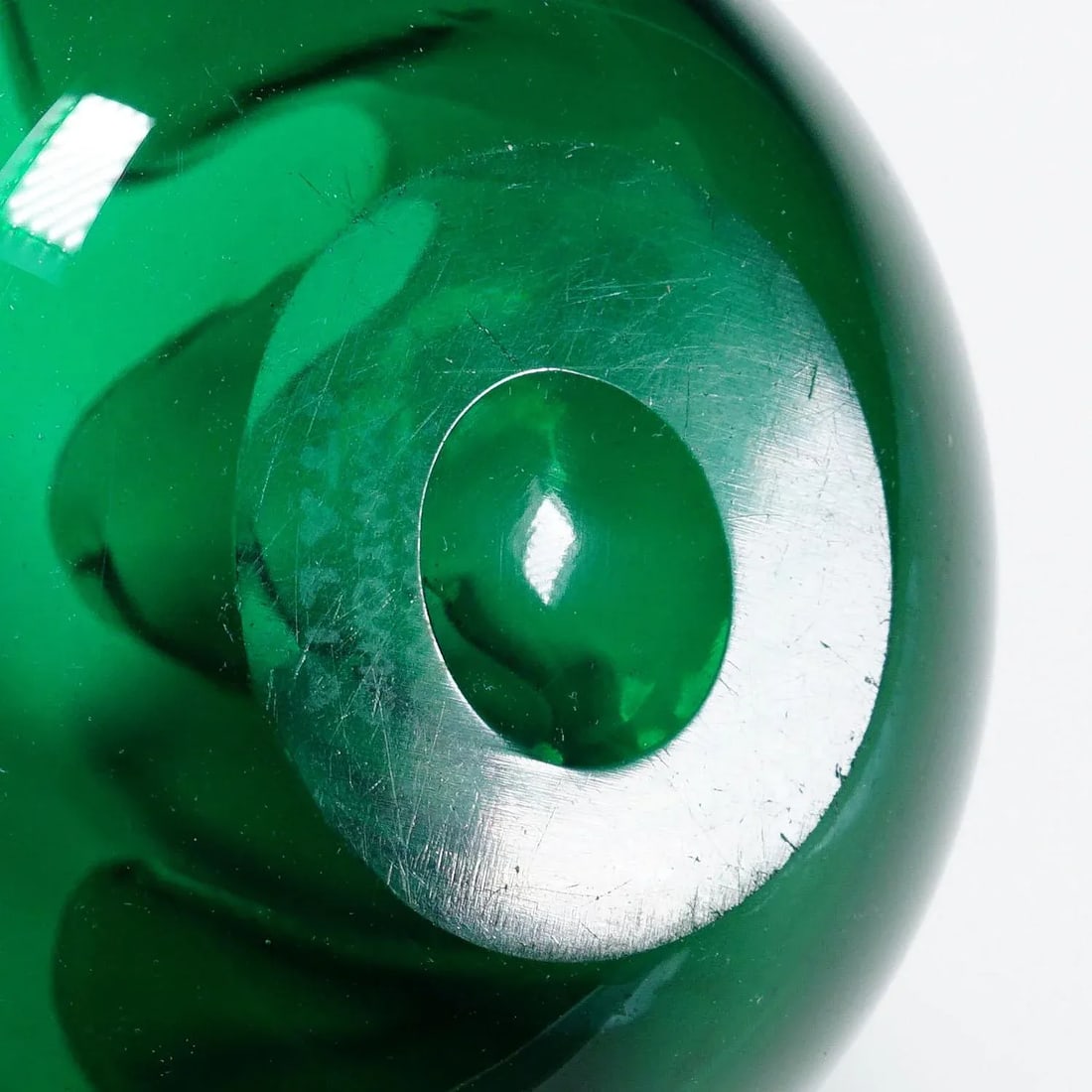 Venini Vase Fazzoletto in Green, Fulvio Bianconi 1950s - 6
