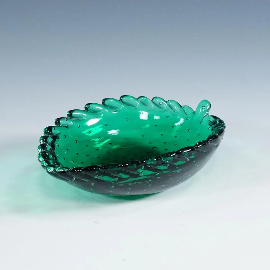 Small Leaf Bowl by Tyra Lundgren for Venini 1950s - 2