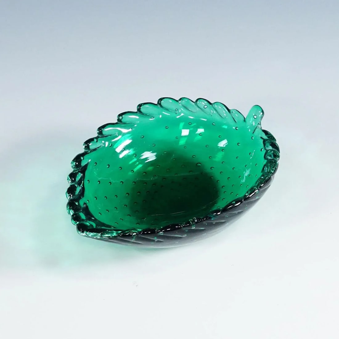 Small Leaf Bowl by Tyra Lundgren for Venini 1950s - 3