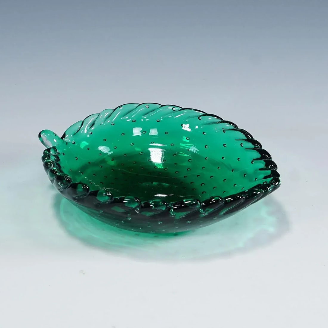 Small Leaf Bowl by Tyra Lundgren for Venini 1950s - 4