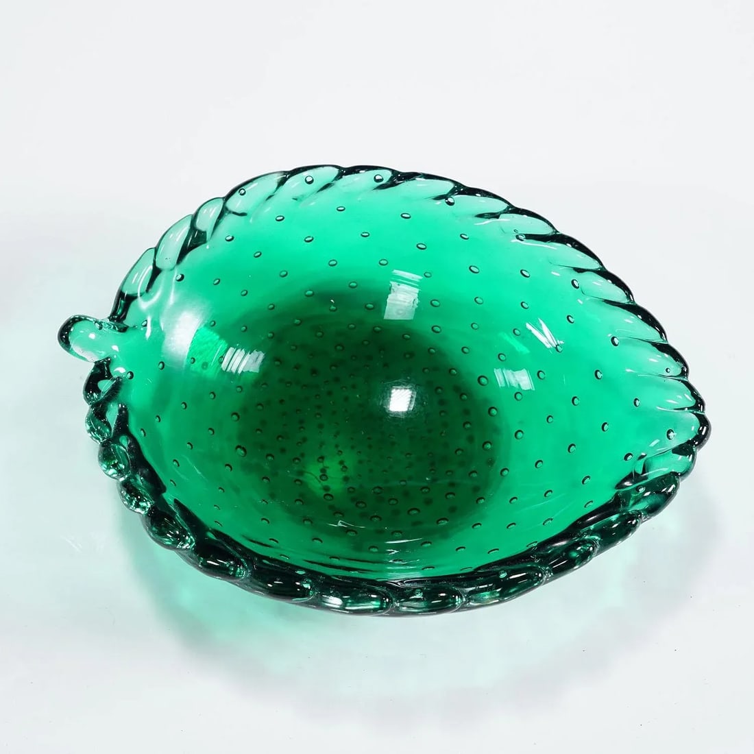 Small Leaf Bowl by Tyra Lundgren for Venini 1950s - 5