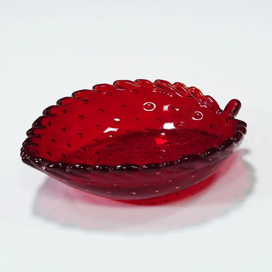 Small Leaf Bowl by Tyra Lundgren for Venini - 3