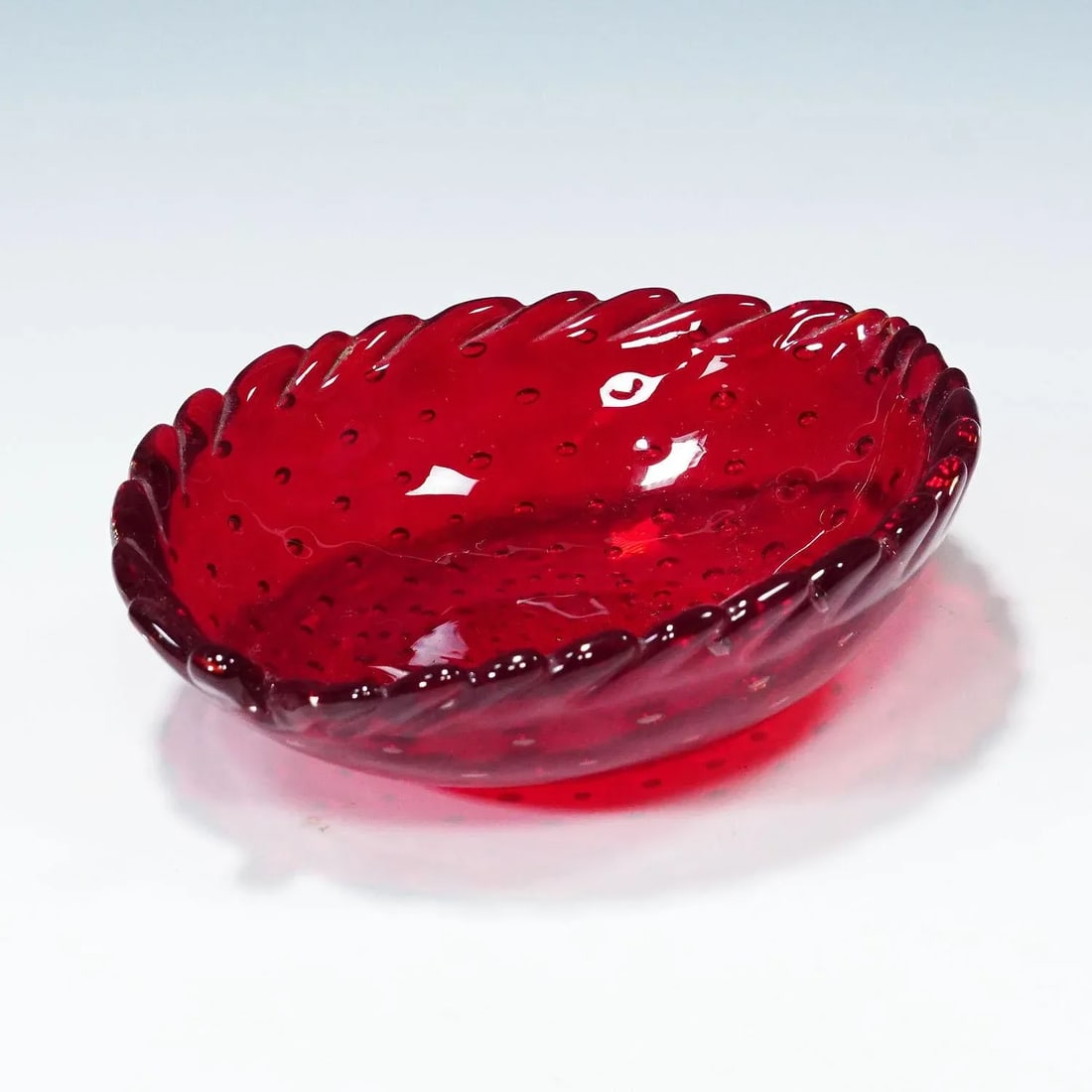 Small Leaf Bowl by Tyra Lundgren for Venini - 4