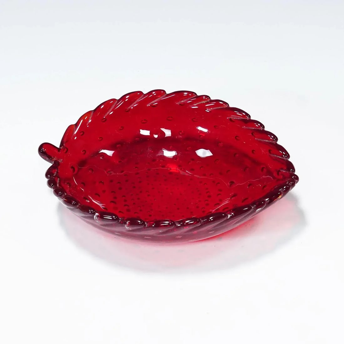 Small Leaf Bowl by Tyra Lundgren for Venini - 5