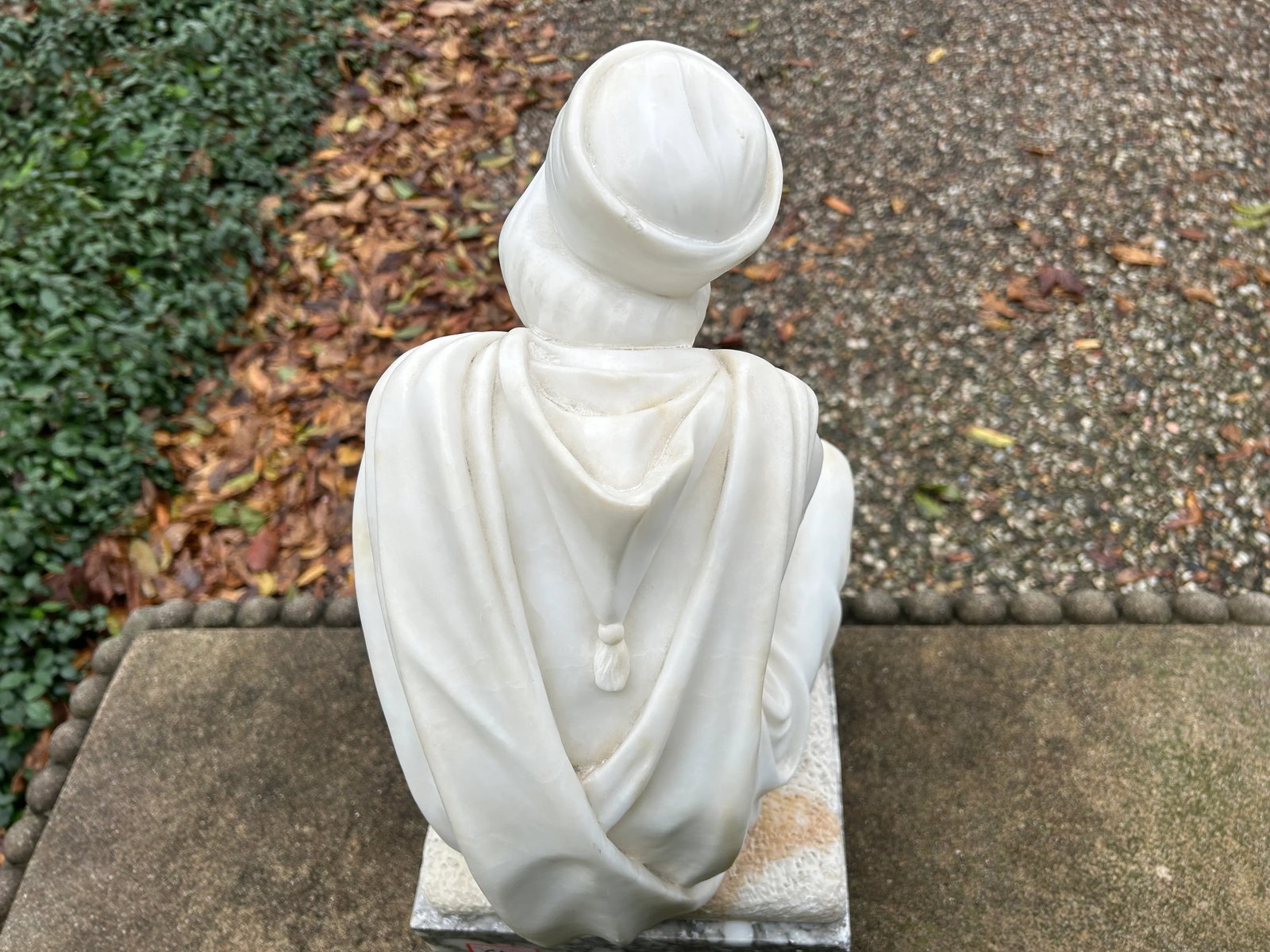 19th Century Italian Arabesque Style Carrara Marble Sculpture Signed Pugi - 10