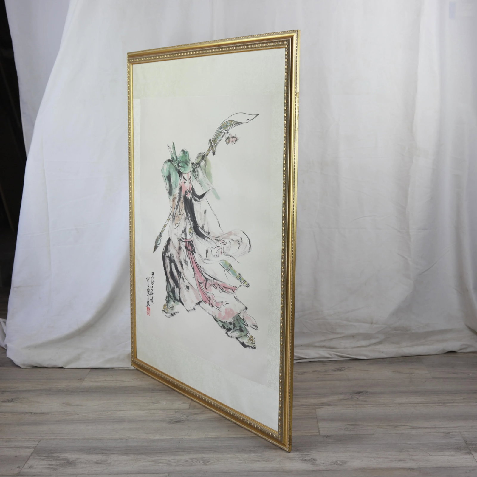 Traditional Chinese Ink Painting of Guan Yu - 2