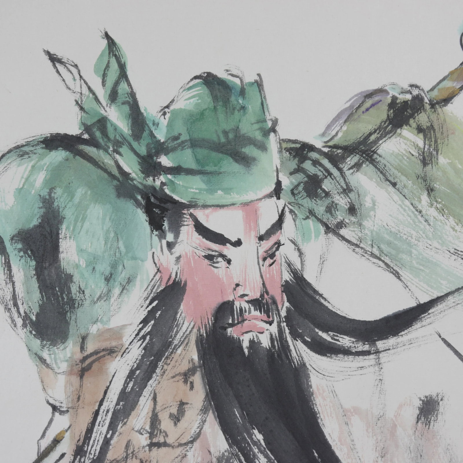 Traditional Chinese Ink Painting of Guan Yu - 3