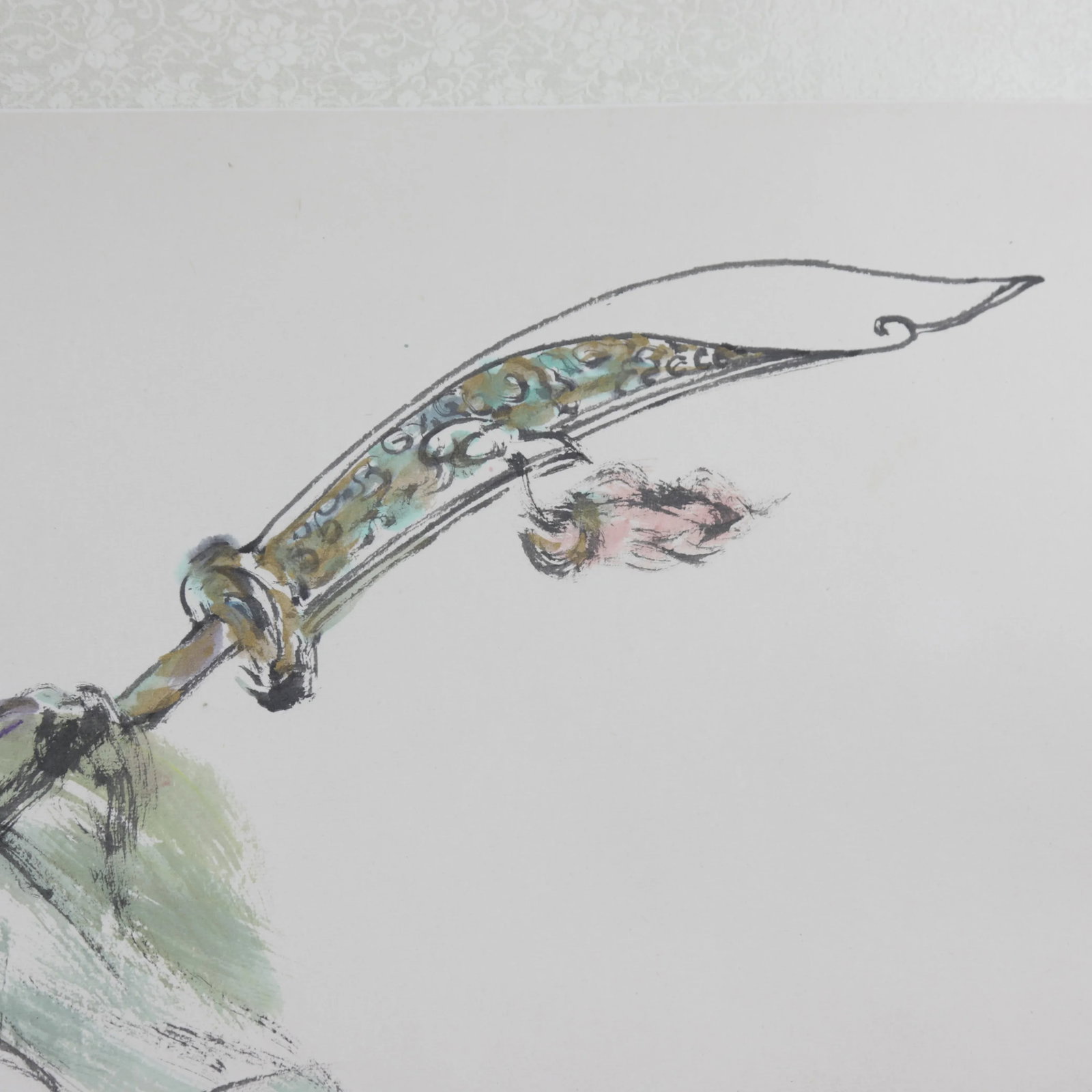 Traditional Chinese Ink Painting of Guan Yu - 5