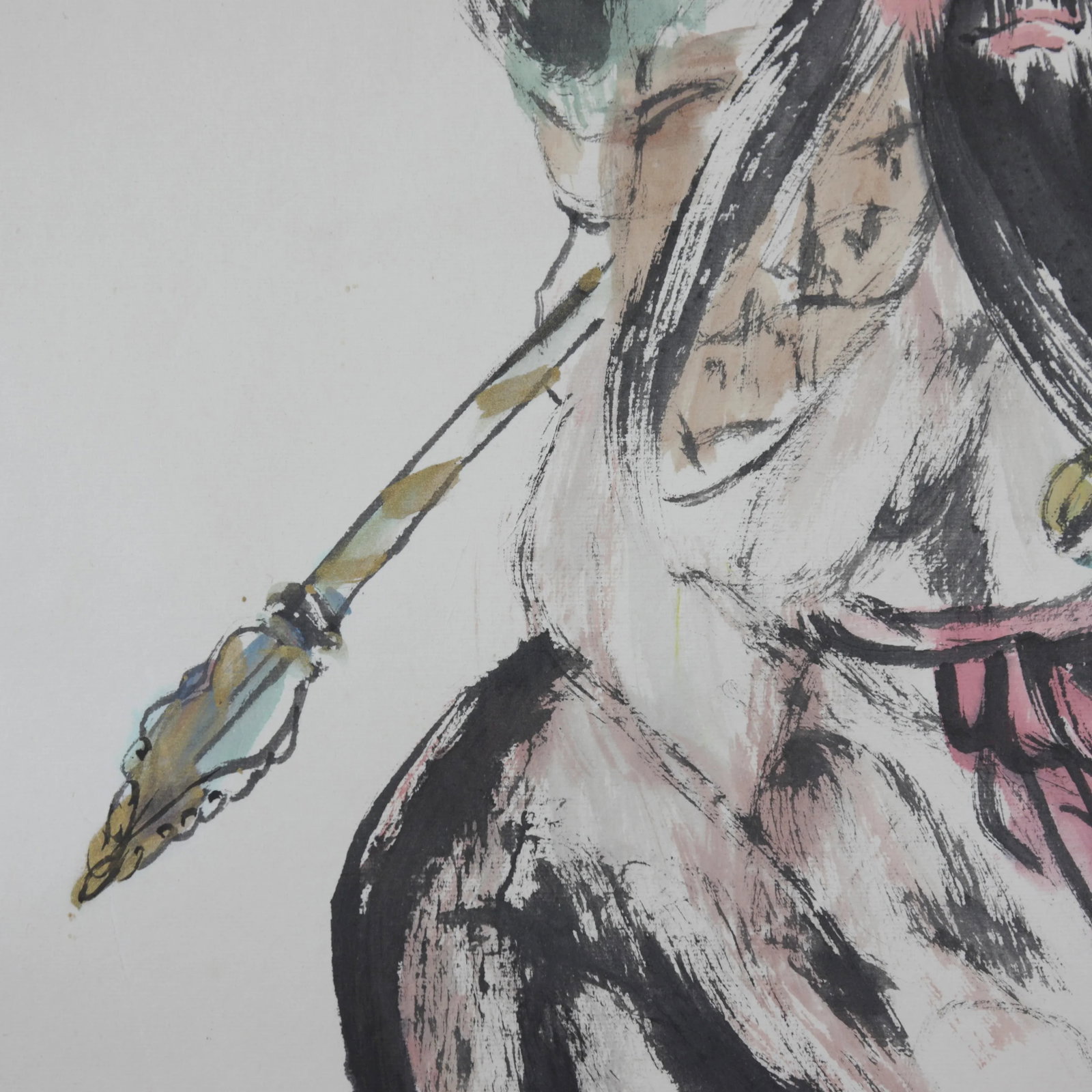 Traditional Chinese Ink Painting of Guan Yu - 6