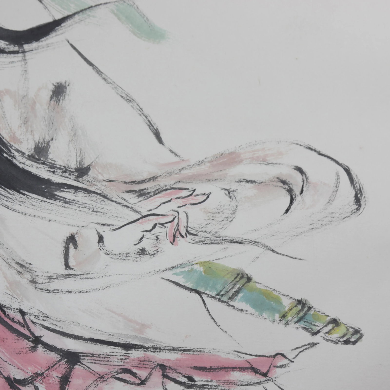 Traditional Chinese Ink Painting of Guan Yu - 7