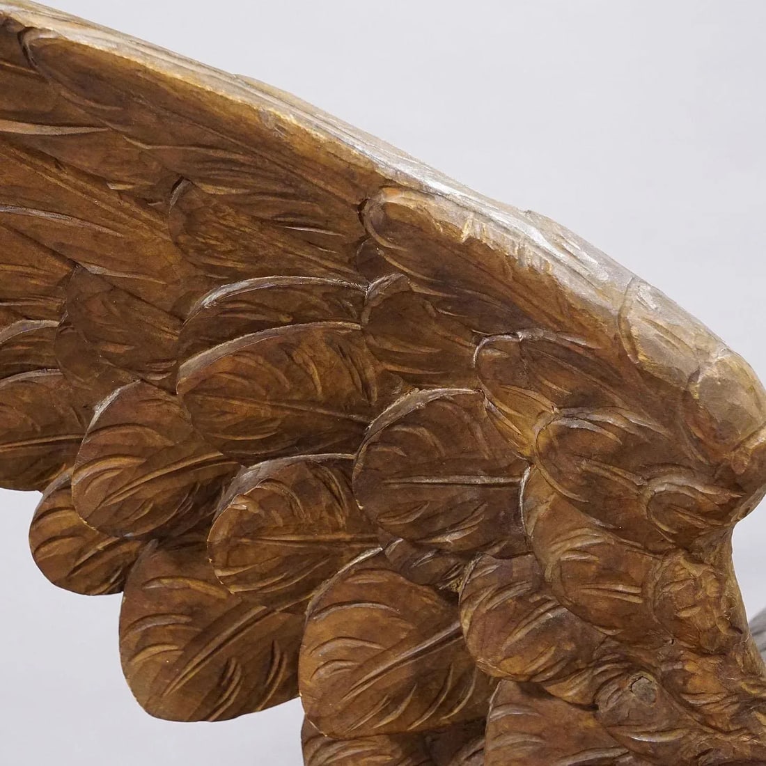 Large Hand-Carved Statue of an Eagle, Black Forest Ca. 1900 - 9