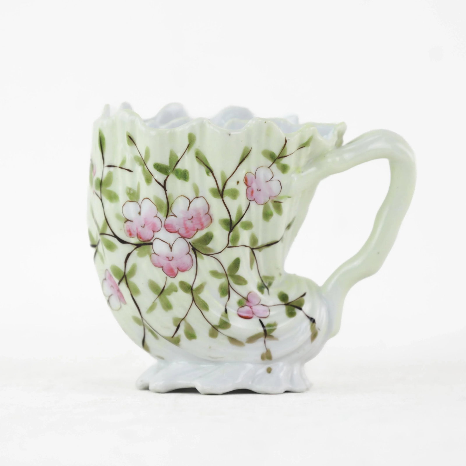 Vintage Hand-Painted Porcelain Pitcher & Plates Set With Floral Design - 5