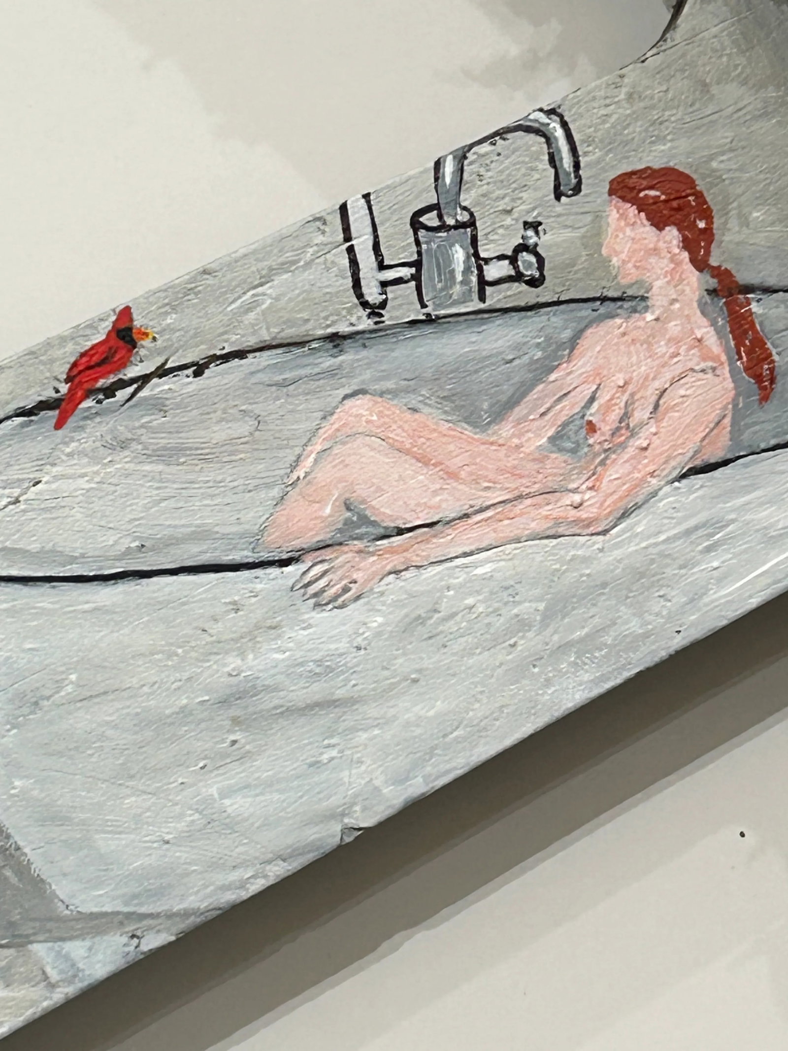 Very Large Original Studio Painting on Industrial Object - 6