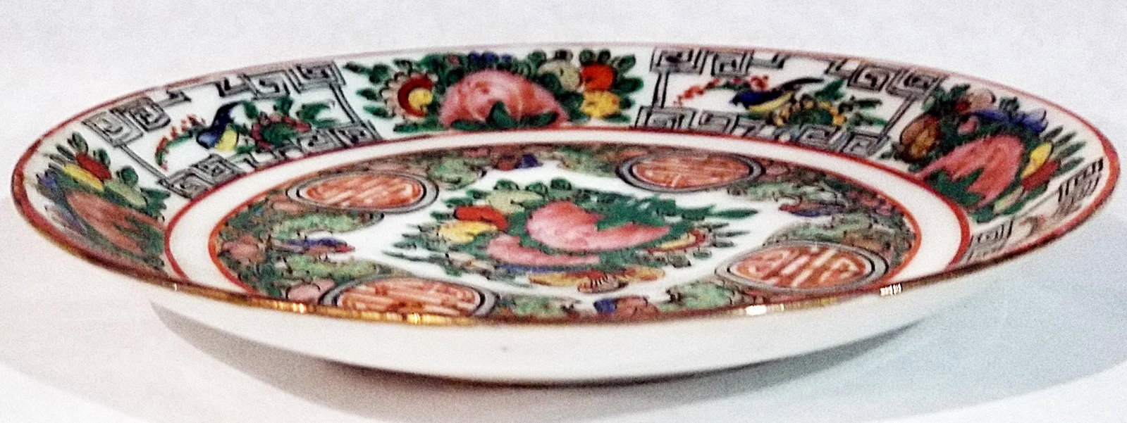 Chinese Famille Rose Small Plates 1920-30s, Set of 12 - 7