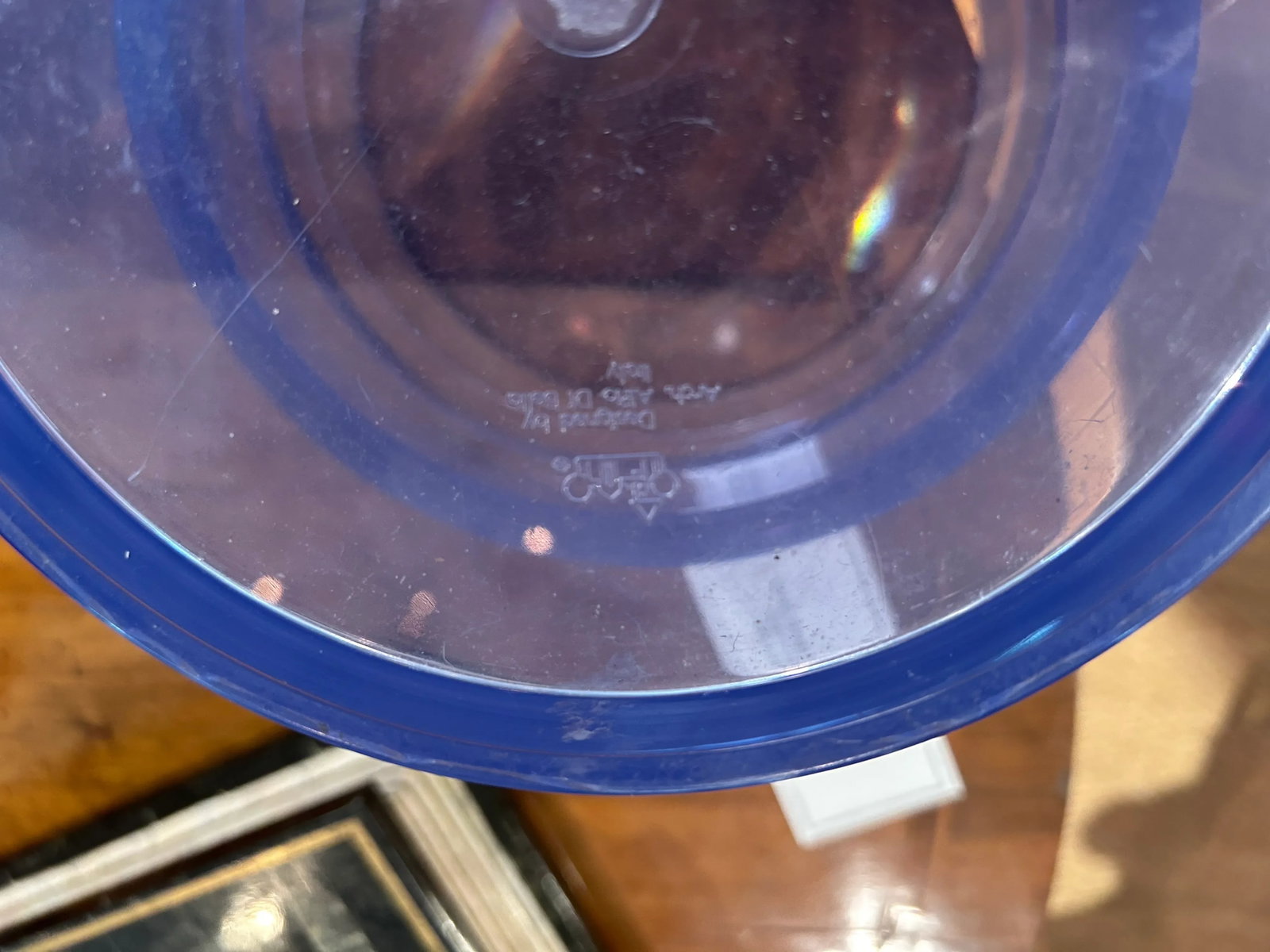 1960s Italian Modern Acrylic Ice Bucket or Wine Cooler - 9