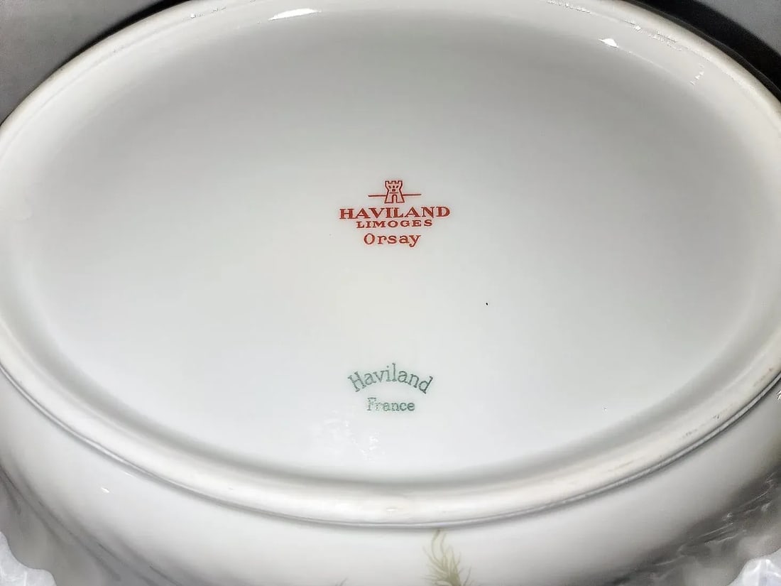 Mid 20th Century Haviland Limoges Orsay Serving Bowls, a Pair - 7