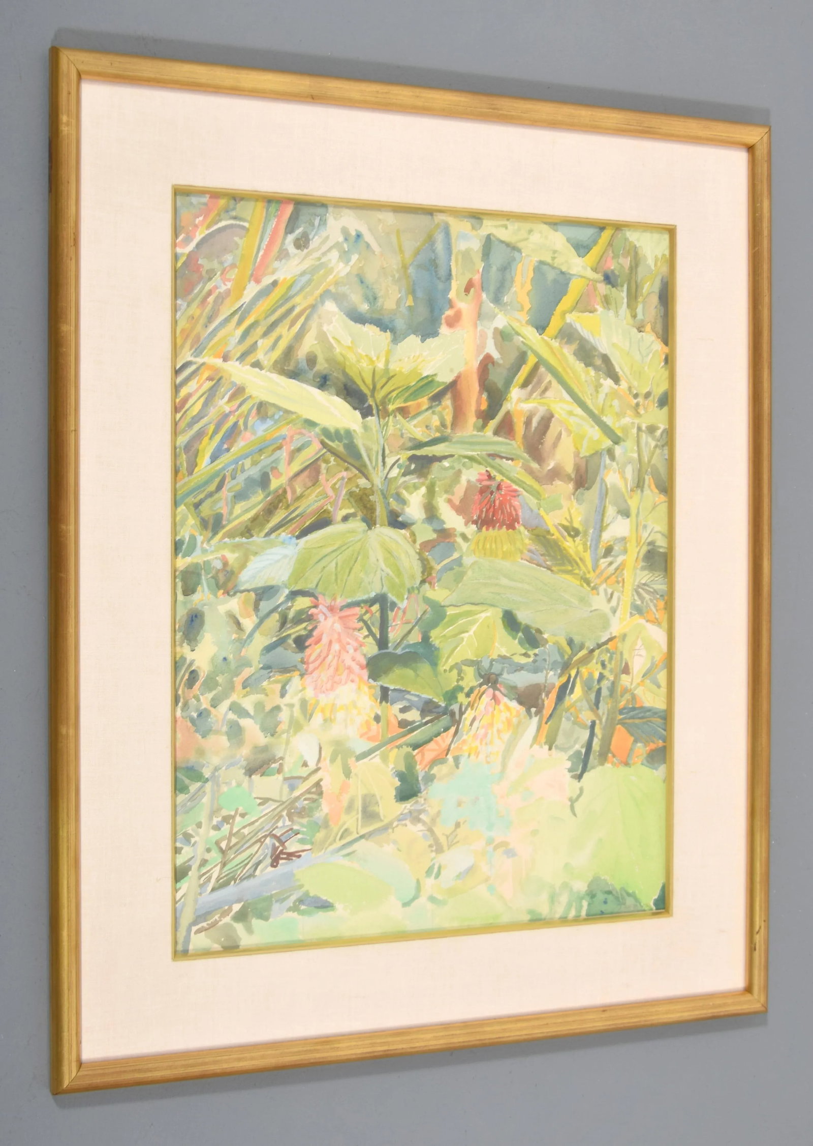 Original Signed Set of Three Roger Howrigan Botanical Watercolor Paintings - 4