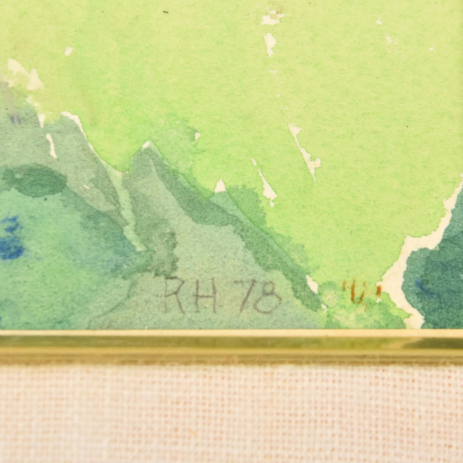 Original Signed Set of Three Roger Howrigan Botanical Watercolor Paintings - 9