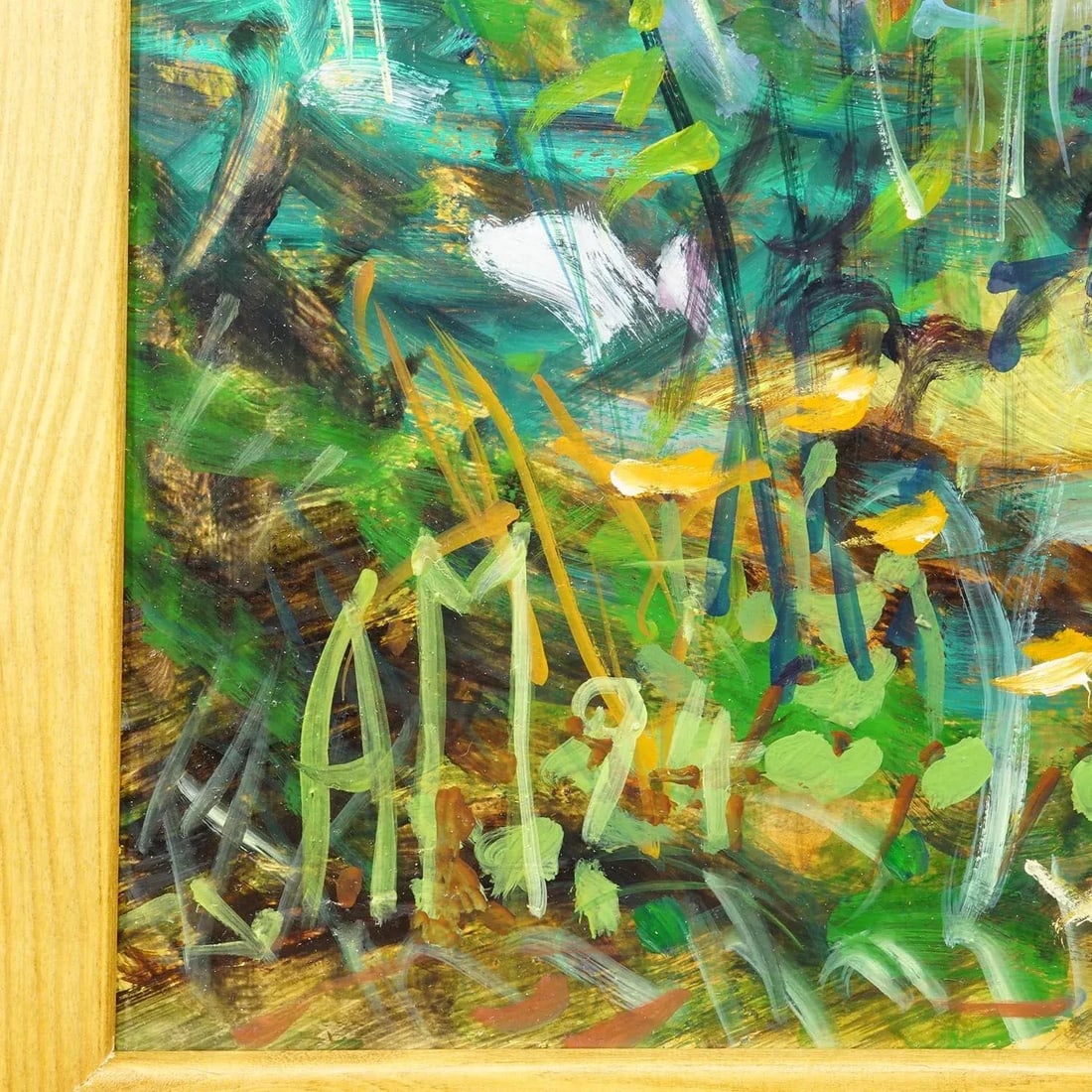 Impressionistic Oil Painting of a Garden Scenery, Alexander Michael 1994 - 4